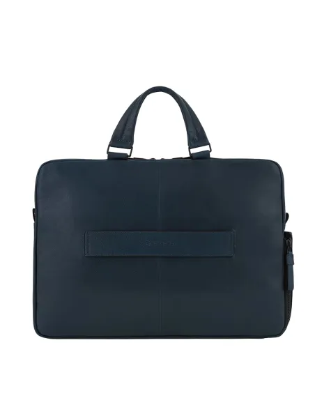 Cartella in pelle Piquadro Harper blu