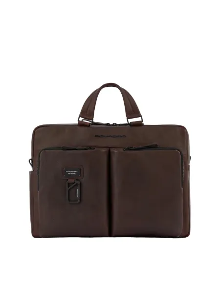 Piquadro Harper Two-handled briefcase Dark Brown