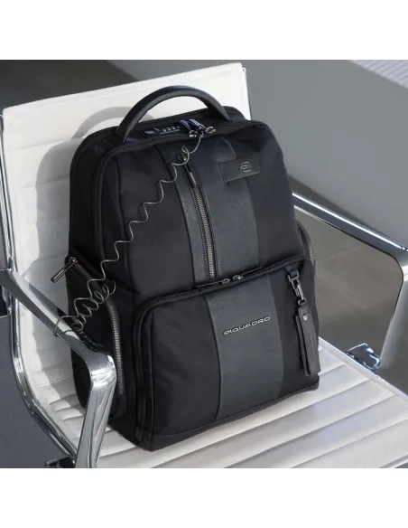 Zaino porta computer Piquadro Brief2 Bagmotic nero