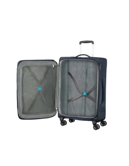 Medium expandable trolley SummerFunk, blue