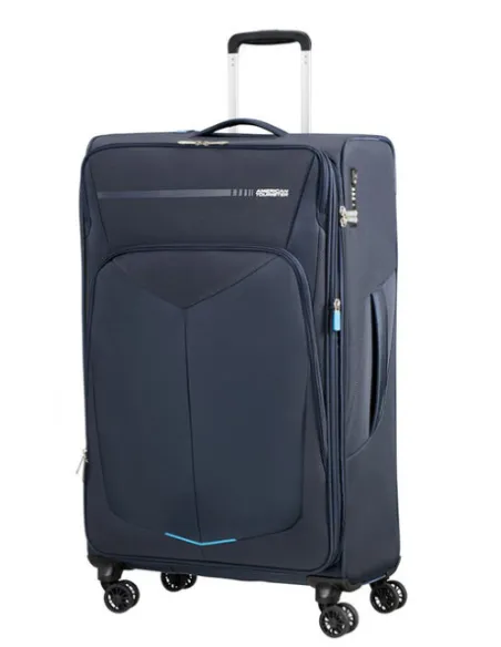 Großer Trolley American Tourister Summerfunk blau