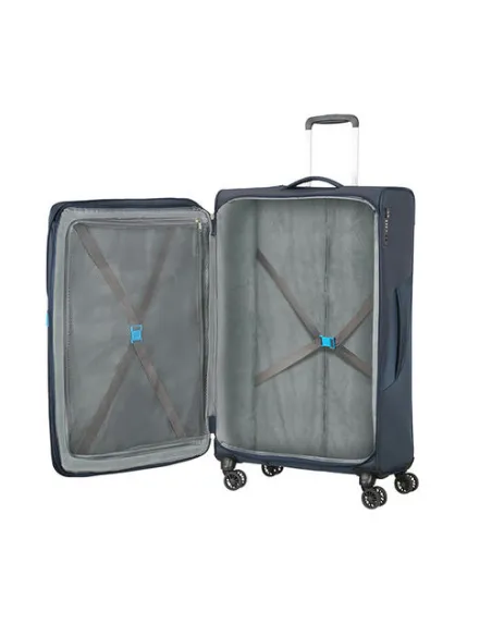 Großer Trolley American Tourister Summerfunk blau