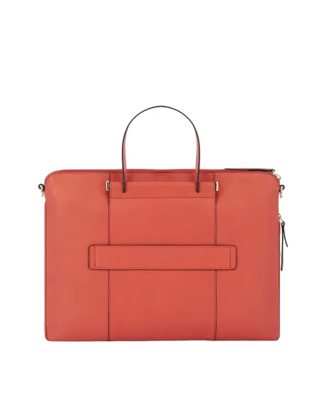 Cartella donna espandibile Piquadro Circle mattone