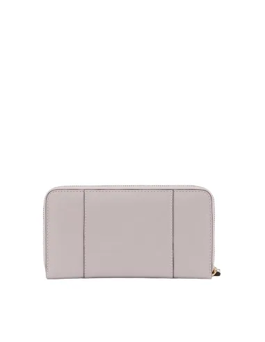 Zip-around women's wallet with card...