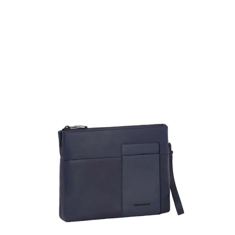 Pochette uomo in pelle porta iPad® Piquadro Finn nera 2