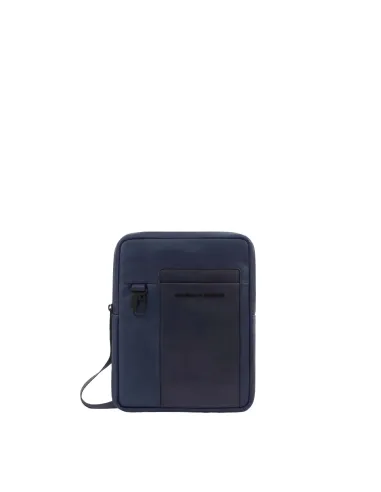 Piquadro Finn iPad® crossbody bag, blue