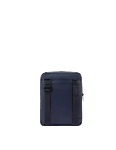 Piquadro Finn iPad® crossbody bag, blue