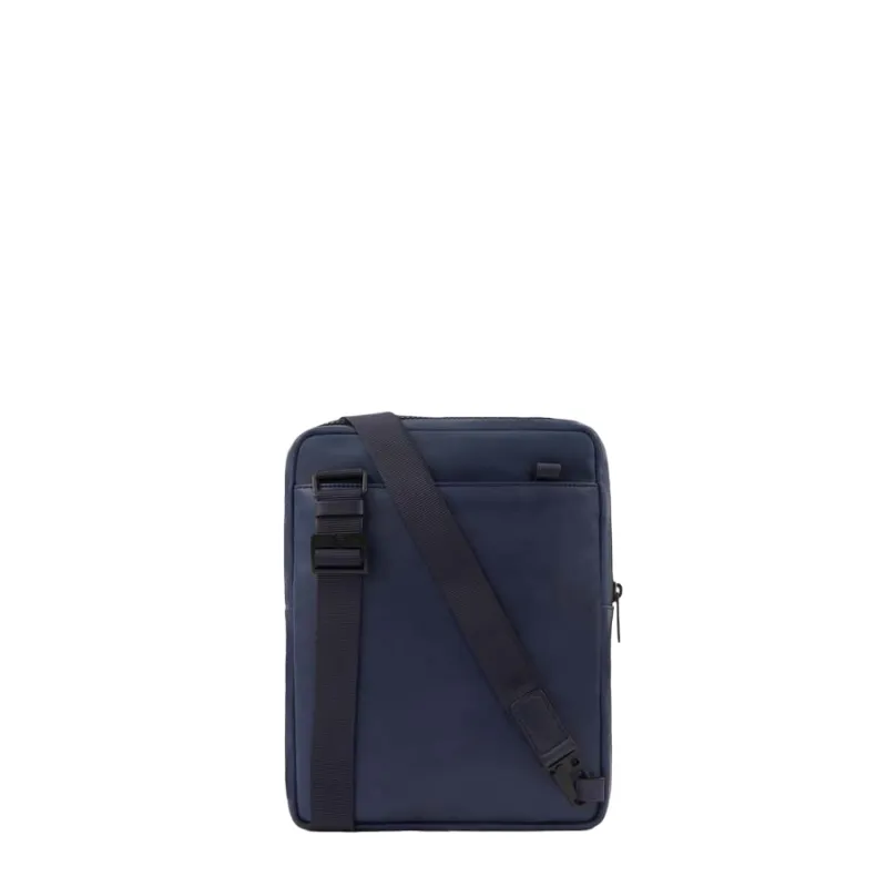 Piquadro Finn iPad® crossbody bag, blue