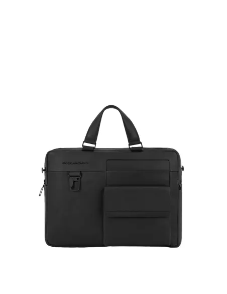 Laptoptasche 14" mit iPad®-Fach Piquadro Finn, schwarz