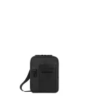 Piquadro Finn Pocket crossbody bag with iPad®mini compartment, black