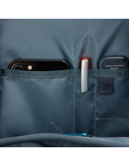 Umhängetasche mit iPad®mini-Fach Piquadro Finn, schwarz