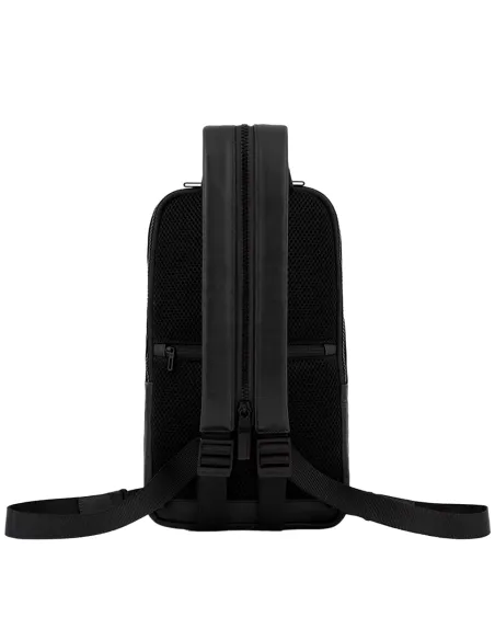 Umhängetasche mit iPad®mini-Fach Piquadro Finn, schwarz