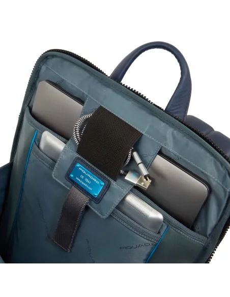 Zaino Piquadro Finn porta PC da 14 blu