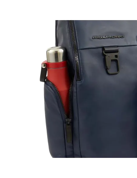 Piquadro Finn 15,6" Computer-Rucksack, blau