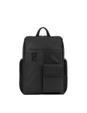 Piquadro Finn 15,6" Computer-Rucksack, schwarz