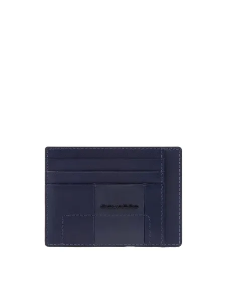 Kartenetui im Taschenformat Piquadro Finn, blau