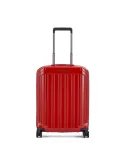 Piquadro PQ-Light cabin trolley with four wheels red