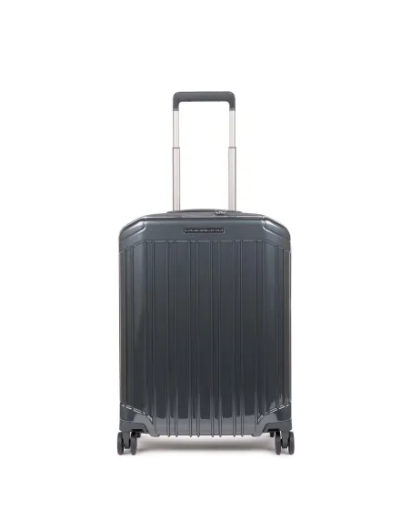 Piquadro PQ-Light ultra slim hardside spinner, glossy black