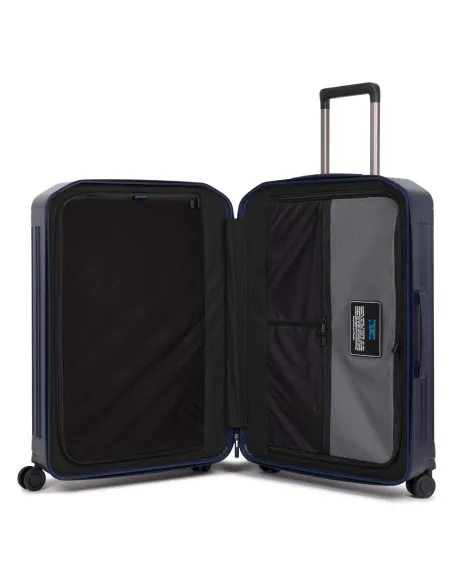 Trolley medio PQ-Light blu opaco