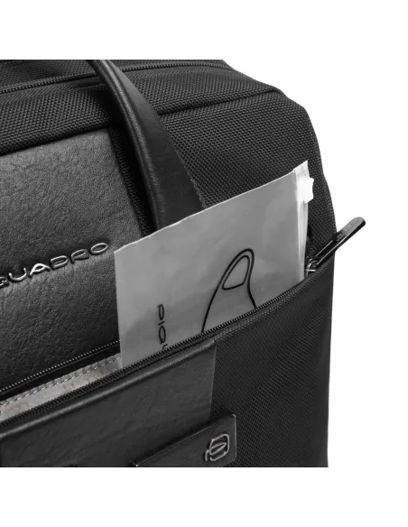 Computer-trolley mit iPad®10,5''/9,7''-Fach Piquadro Brief2, schwarz