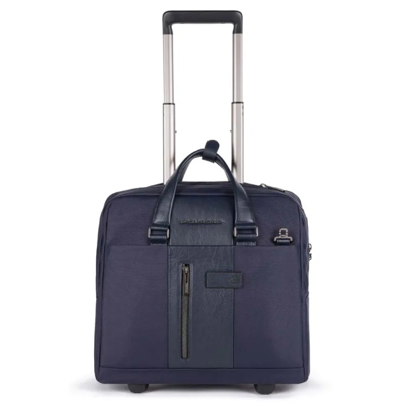 Piquadro Brief2 Slim, wheeled computer briefcase in...