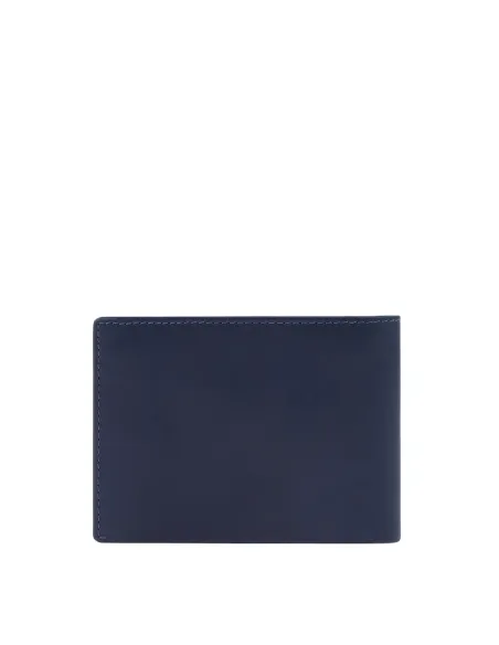 Geldbörse Herren mit Münzfach und RFID-Blocker Piquadro Finn, blau