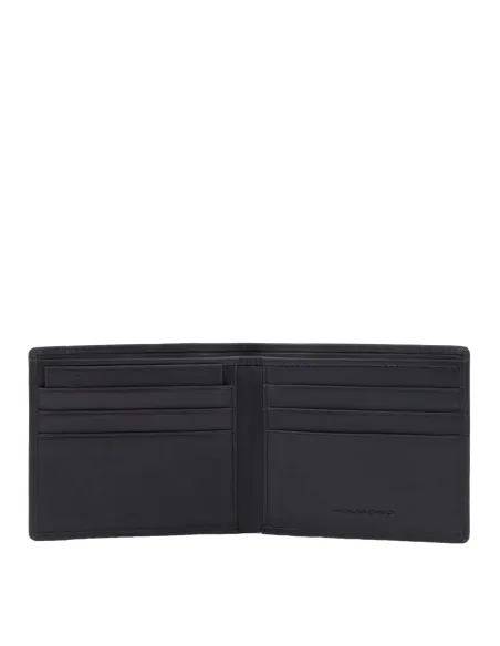 Piquadro Finn Men's wallet with removable document facility, black