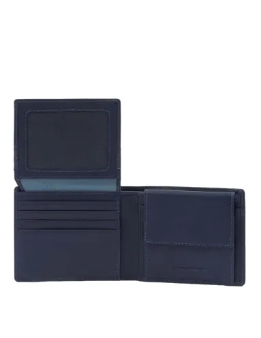 Portafogli uomo Piquadro Finn blu