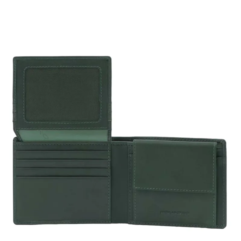 Portafogli uomo Piquadro Finn verde