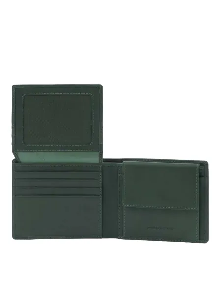 Portafogli uomo Piquadro Finn verde