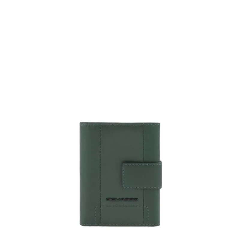 Portafogli uomo piccolo Piquadro Finn verde