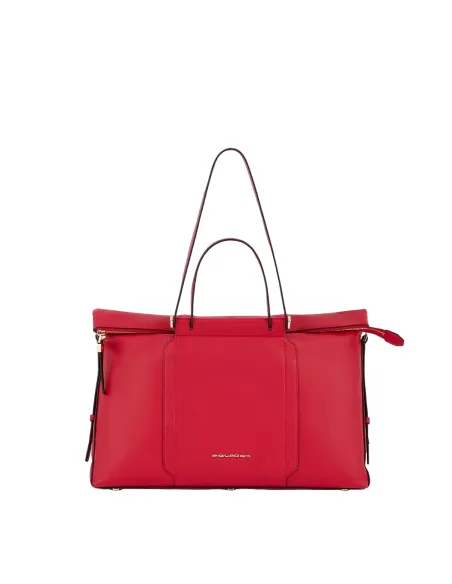 Laptoptasche Damen mit Anti-Stoss Schutz Piquadro Circle, rot