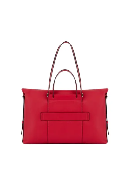 Laptoptasche Damen mit Anti-Stoss Schutz Piquadro Circle, rot