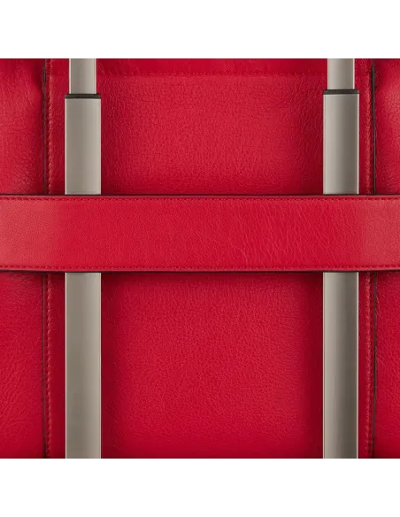 Laptoptasche Damen mit Anti-Stoss Schutz Piquadro Circle, rot