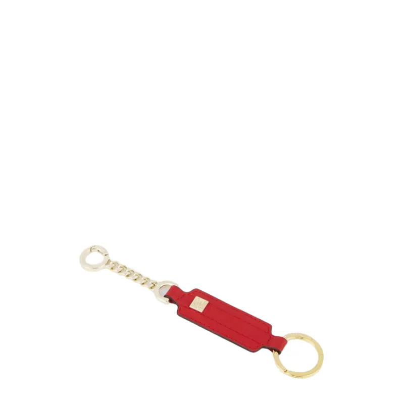 Piquadro Circle Key chain, red