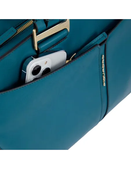 Damen Laptoptasche mit iPad®Pro 12,9"-Fach Piquadro Ray, braun