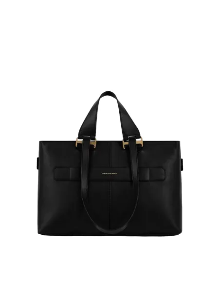 Borsa donna Porta computer da 15 Piquadro Ray nero