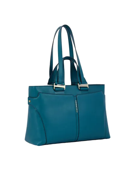 Borsa donna Porta computer da 15 Piquadro Ray ottanio