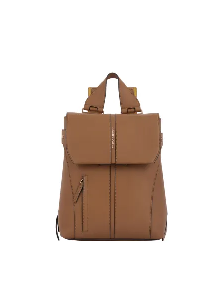 Damen Leder-Rucksack mit iPad®-Fach Piquadro Ray, braun