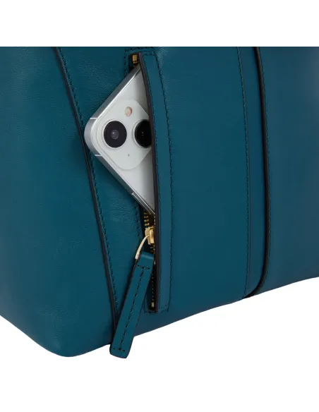 Zainetto donna in pelle porta iPad® Piquadro Ray marrone