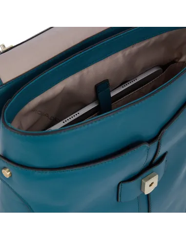 Small size, women's leather backpack...