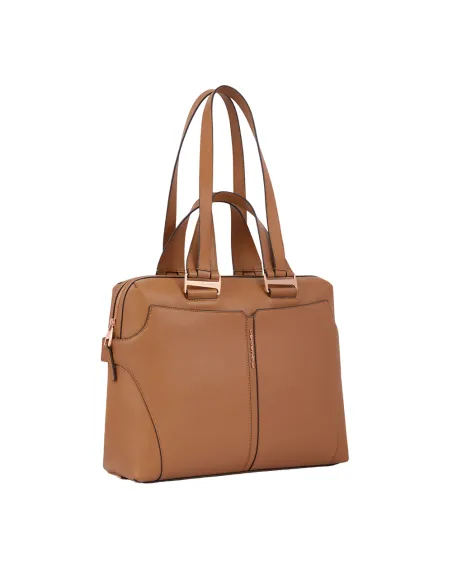 Borsa donna in pelle porta copmputer Piquadro Ray marrone