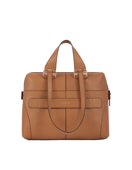 Piquadro Ray Women's computer bag with iPad® compartment, brown