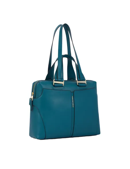 Borsa donna in pelle porta copmputer Piquadro Ray ottanio