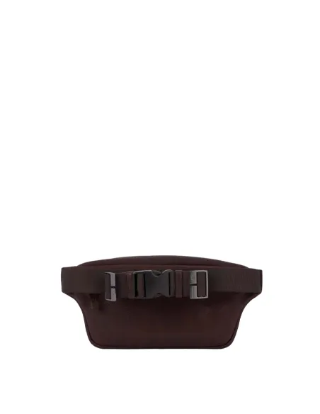 Piquadro Paavo leather Bum bag, dark brown