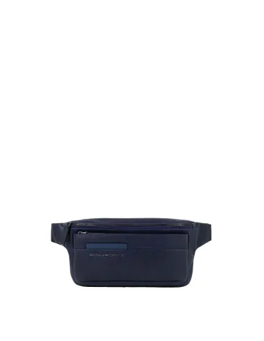 Piquadro Paavo leather Bum bag, blue