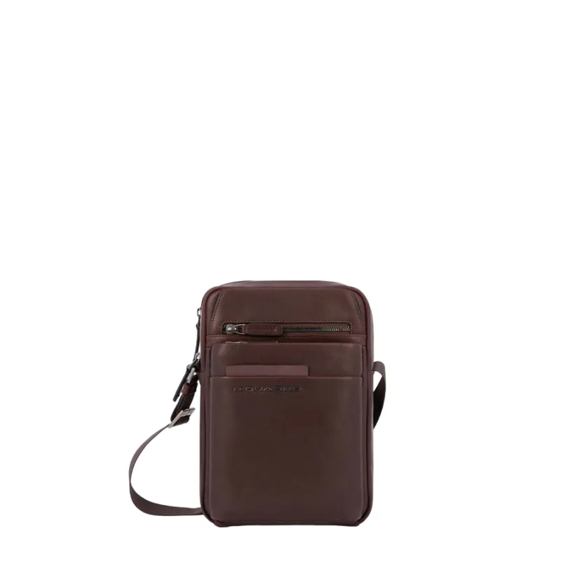 Borsello piccolo in pelle a due scomparti Piquadro Paavo...
