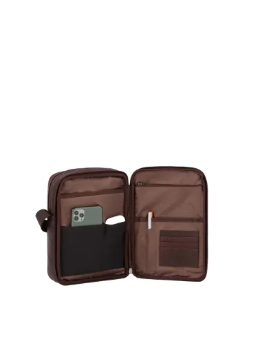Borsello piccolo in pelle a due...