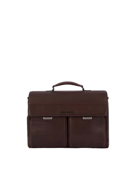Piquadro Paavo Laptop briefcase with iPad®Pro 12,9" compartment, dark brown
