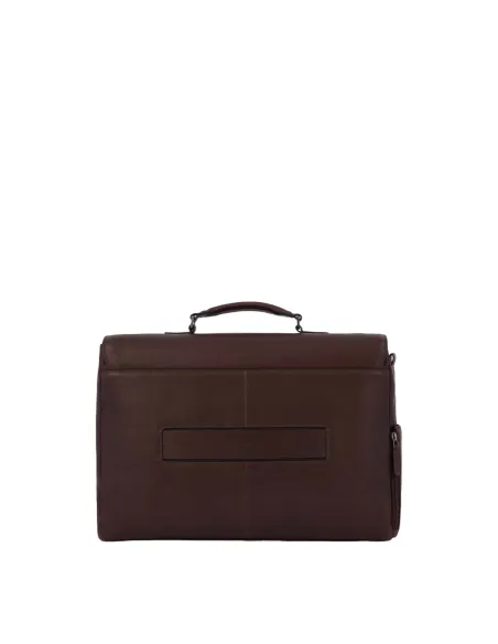 Piquadro Paavo Laptop briefcase with iPad®Pro 12,9" compartment, dark brown